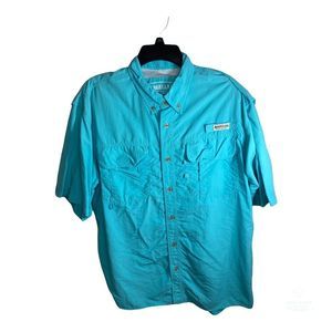 Magellan Short Sleeve Mens Large Fishing Shirt